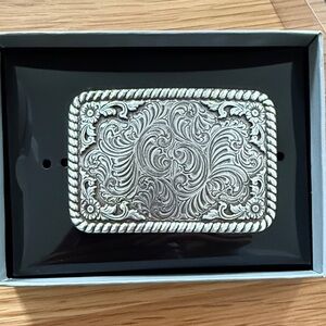 Nocona Silver Belt Buckle